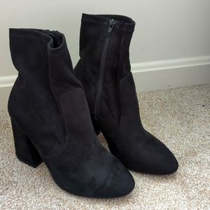 Zip up boots